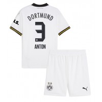 Maglie da calcio Borussia Dortmund Waldemar Anton #3 Terza Maglia Bambino 2024-25 Manica Corta (+ Pantaloni corti)